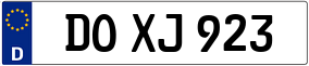 Truck License Plate